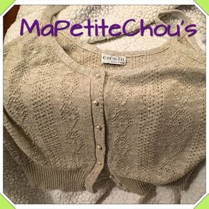 *Eres-tu Light Cardigan Tank with Spaghetti Straps